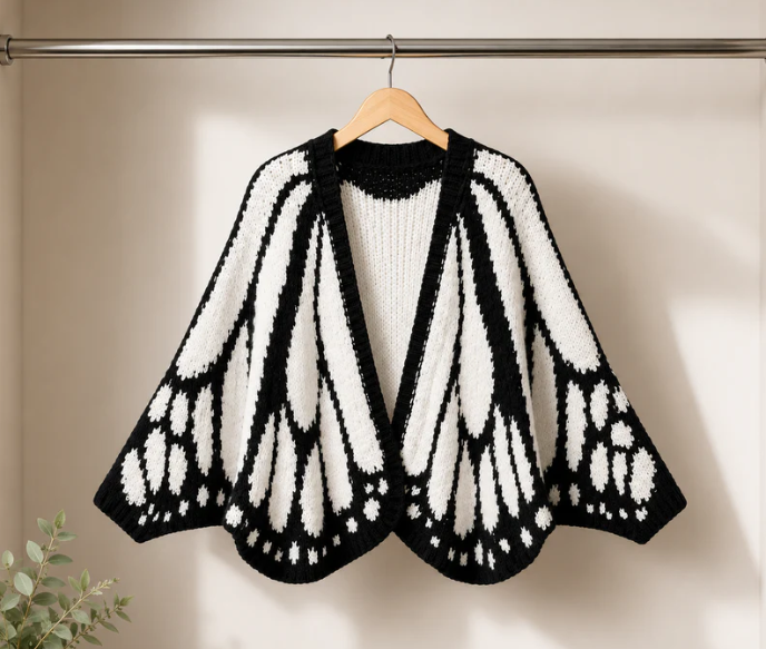 Butterfly Knit Cardigan