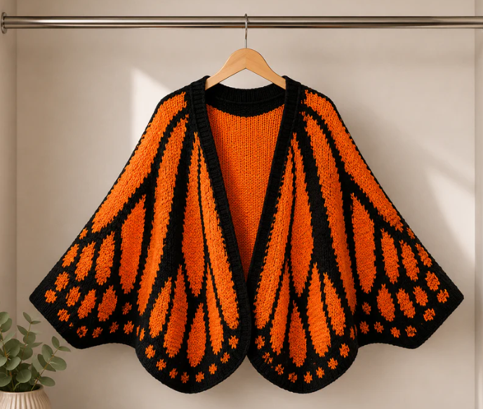 Butterfly Knit Cardigan